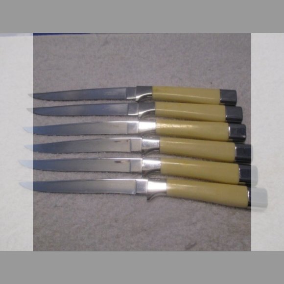 Vintage Carvel Hall by Briddell Steak Knives - Set of 6 - Picture 2 of 9